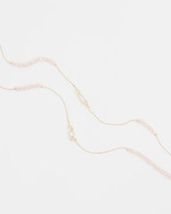 Pink Double-Strand Necklace Pink - Chico's