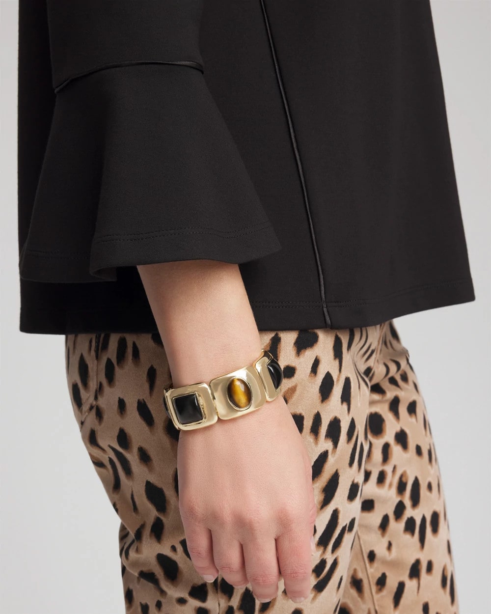 Neutral Gold Stretch Bracelet Neutral - Chico's