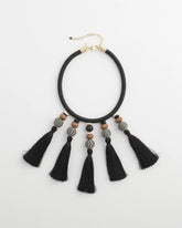 Chico's Originals Tassel Statement Necklace Neutral - Chico's