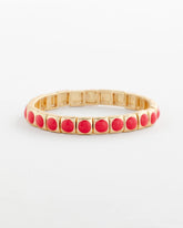 Bold Orange Goldtone Stretch Bracelet Orange - Chico's