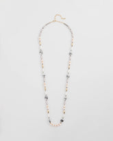 Pink Art Deco Beaded Necklace Pink - Chico's