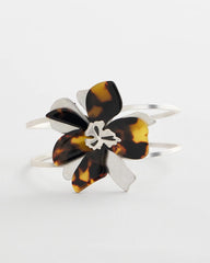 Tortoise Floral Hinge Bracelet Neutral - Chico's