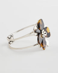 Tortoise Floral Hinge Bracelet Neutral - Chico's