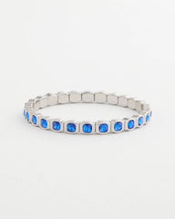 Small Faceted Stretch Bracelet Blue - Chico's