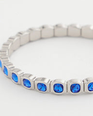 Small Faceted Stretch Bracelet Blue - Chico's