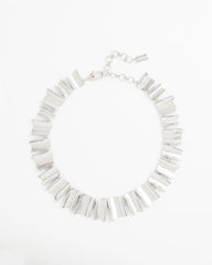 Silver Wave Collar Necklace Silver - Chico's