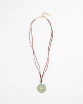 Sundial Medallion Pendant Turquoise - Chico's