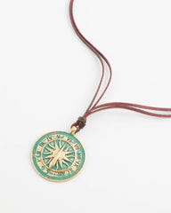 Sundial Medallion Pendant Turquoise - Chico's
