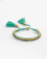 Adjustable Thread Wrapped Bracelet Turquoise - Chico's