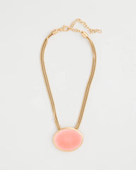 Coral Pendant Necklace Coral - Chico's