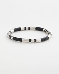 Black Enamel Hinge Bangle Black - Chico's
