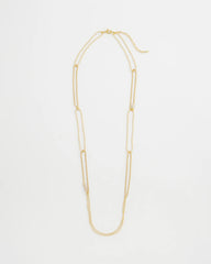 Long Gold Ball Chain Single Strand Gold - Chico's