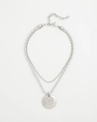 Short Silver Ball Chain Pendant Silver - Chico's