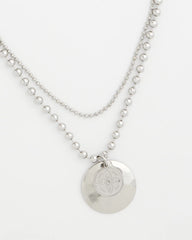 Short Silver Ball Chain Pendant Silver - Chico's