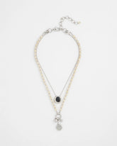 Short Double Strand Pendant Neutral - Chico's
