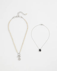Short Double Strand Pendant Neutral - Chico's