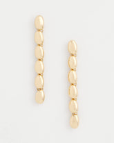 Gold Linear Bead Earrings Gold - Chico's