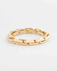 Gold Link Stretch Bracelet Gold - Chico's