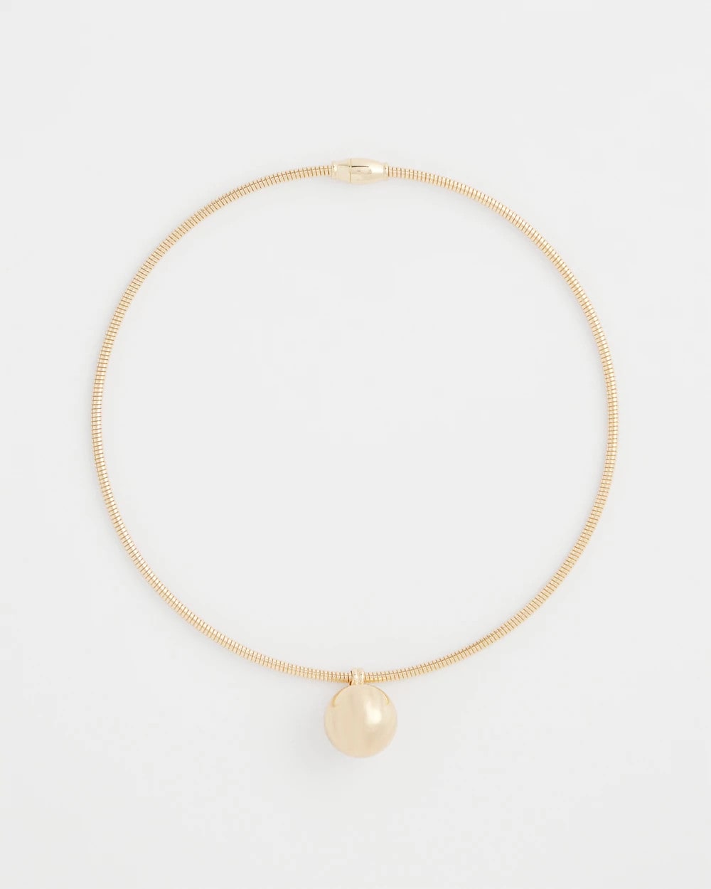 Gold Bead Collar Necklace Gold - Chico's