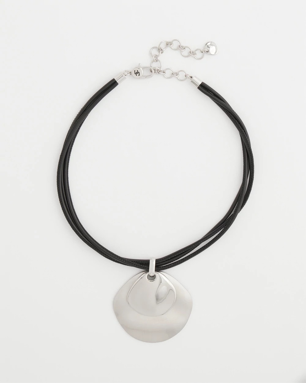Silver Pendant On Cord Silver - Chico's
