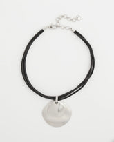 Silver Pendant On Cord Silver - Chico's