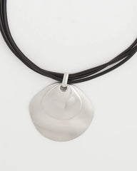 Silver Pendant On Cord Silver - Chico's