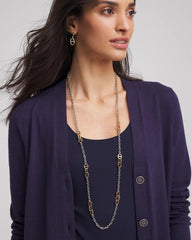 Mixed Metal Link Long Necklace Mixed Metals - Chico's