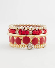Gold Heart Stretch Bracelet Gold - Chico's