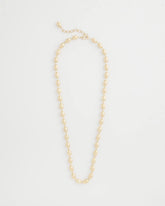 Gold Bead Long Single Strand Necklace Gold - Chico's
