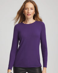 Touch of Cool™ Layering Tee Purple Elixir - Chico's