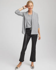 Cozy Cardigan Fog Heather Gray - Chico's