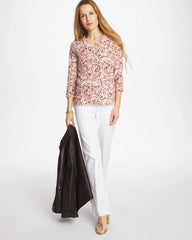 Pima 3/4 Sleeve Tee Rose Smoke - Chico's