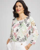 Touch of Cool™ Tapered Top Ecru - Chico's