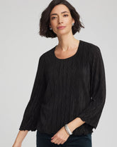Bodre Flare Sleeve Top Black - Chico's