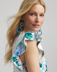 Touch of Cool™ Flutter Sleeve Tee Alabaster - Chico's