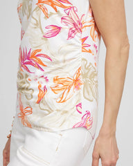 Touch of Cool™ Tropical Floral Dolman Tee Alabaster - Chico's