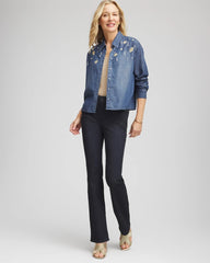 Embellished Tencel Collar Shirt Kiruna Indigo - Chico's