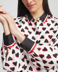 Classic Valentine's Day Blouse Black - Chico's