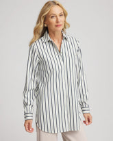No Iron™ Striped Shirt Sage Meadow - Chico's
