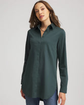 No Iron™ Long-Sleeved Tunic Darkest Spruce - Chico's