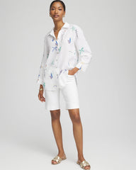 No Iron™ Island Linen Shirt Optic White - Chico's