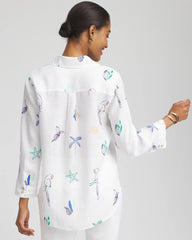 No Iron™ Island Linen Shirt Optic White - Chico's