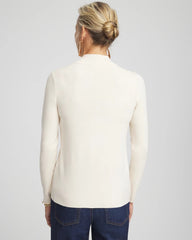 Ella Mockneck Sweater English Cream - Chico's