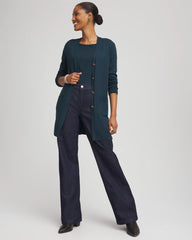 Ella Boatneck Sweater Teal Shadow - Chico's