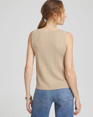 Rib Stitch Pullover Tank Sycamore - Chico's