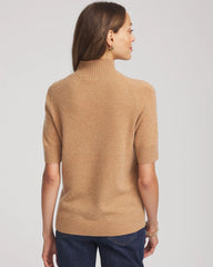 Cashmere Elbow-Sleeve Sweater Camel - Chico's