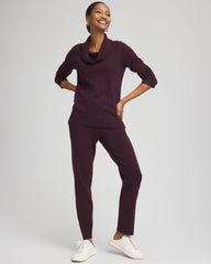 Zenergy® Luxe Diamante Cowlneck Tunic Night Bloom - Chico's