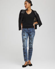Relaxed V-Neck Cashmere Sweater Black - Chico's