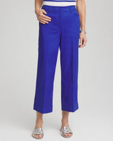 Lightweight Relaxed Straight Cropped Pants Rich Cobalt - Chico's
