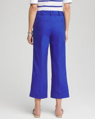 Lightweight Relaxed Straight Cropped Pants Rich Cobalt - Chico's